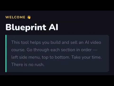 Blueprint AI preview